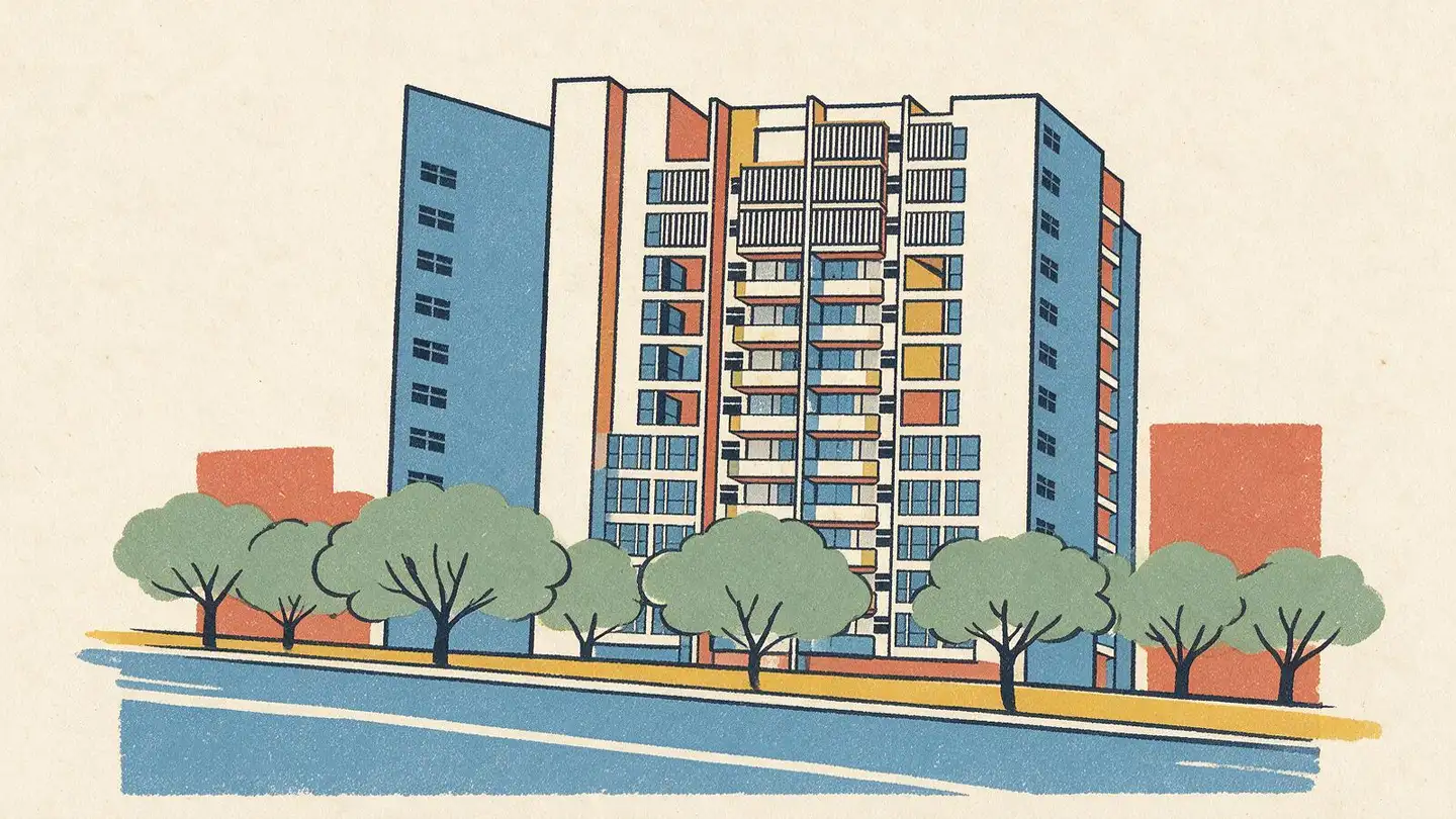 Illustration of the 1 Canberra condominium development on Canberra Drive, Singapore