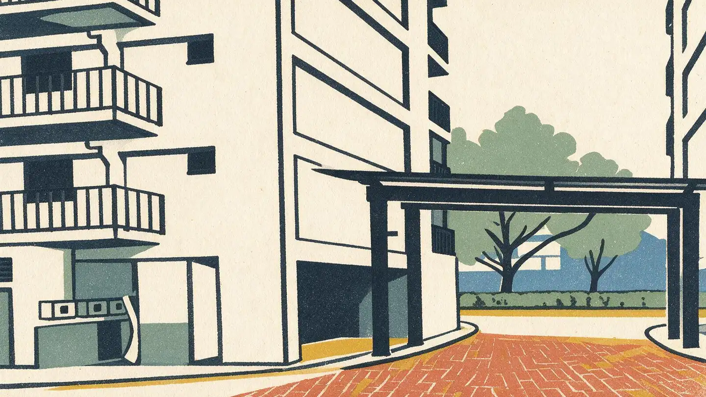 Illustration of the Archipelago condominium development on Bedok Reservoir Road, Singapore