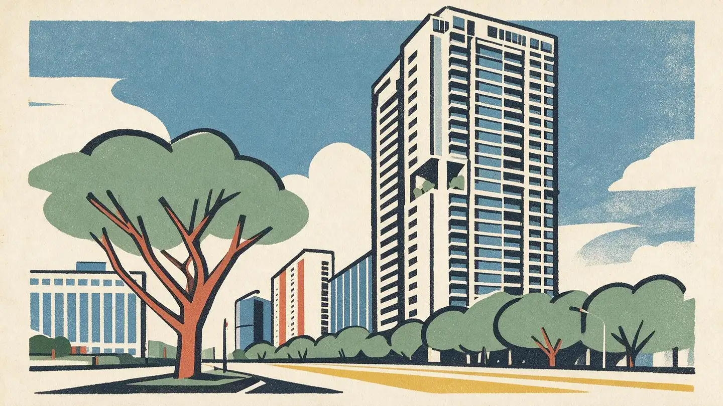 Illustration of the Citylights condominium development on Jellicoe Road, Singapore