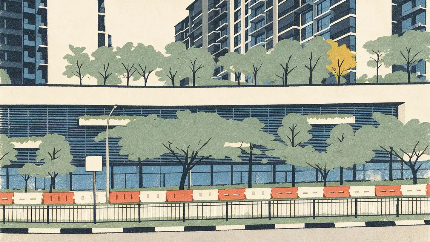 Illustration of the Le Quest condominium development on Bukit Batok Street 41, Singapore