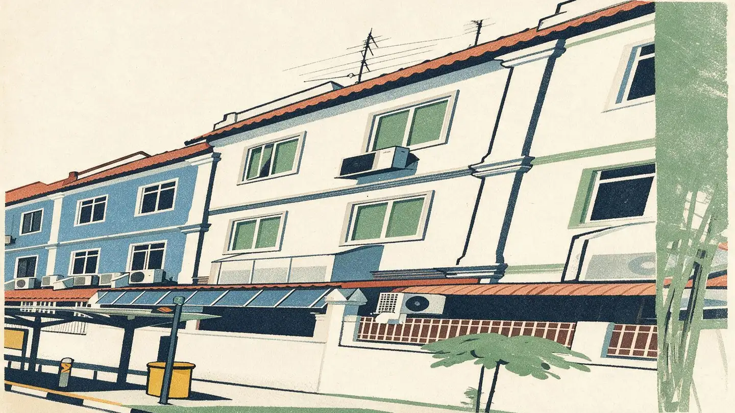 Illustration of the Loyang Villas condominium development on Loyang Rise, Singapore