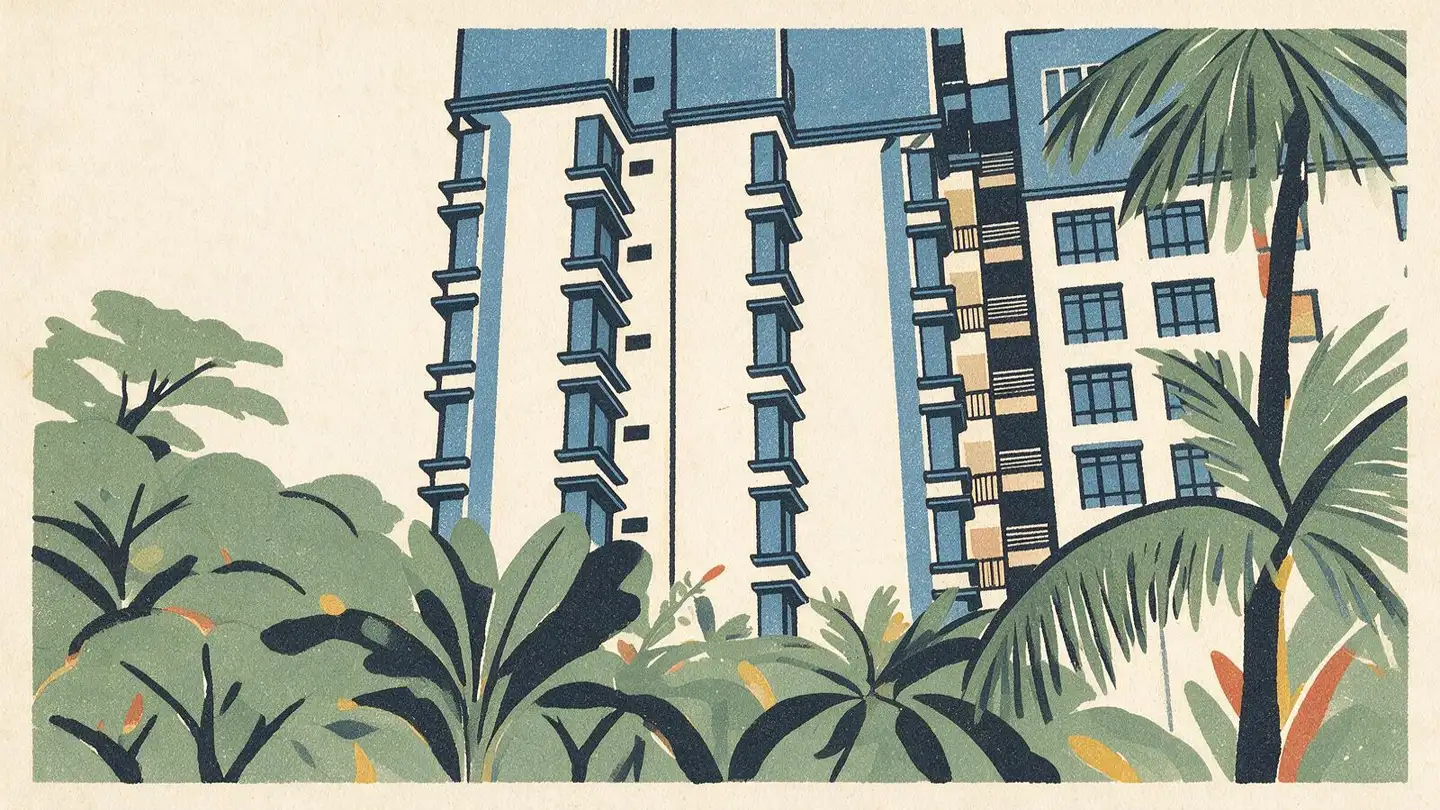 Illustration of the Parc Palais condominium development on Hume Avenue, Singapore