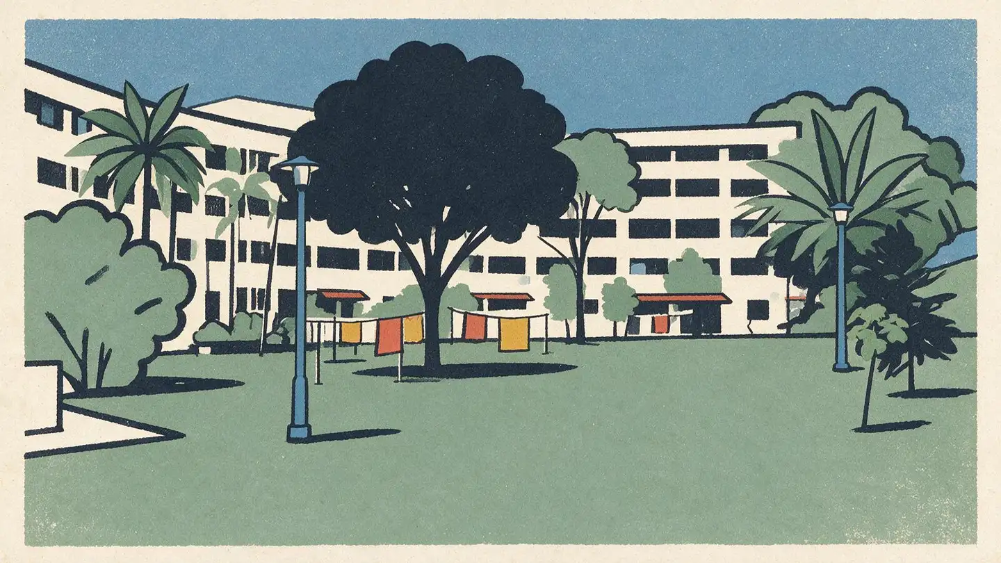 Illustration of the Pine Grove condominium development on Pine Grove, Singapore