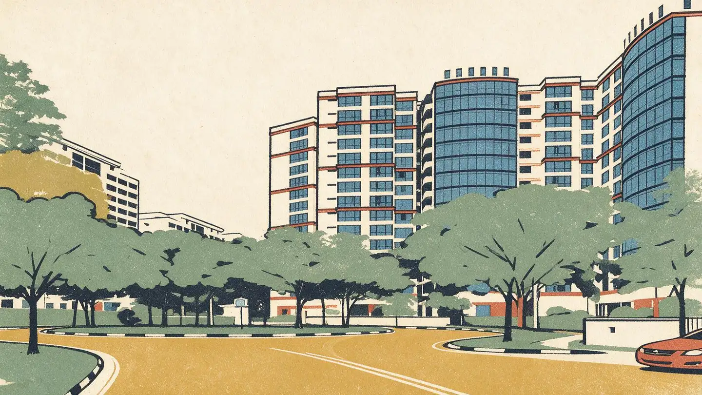 Illustration of the Regent Grove condominium development on Choa Chu Kang North 7, Singapore
