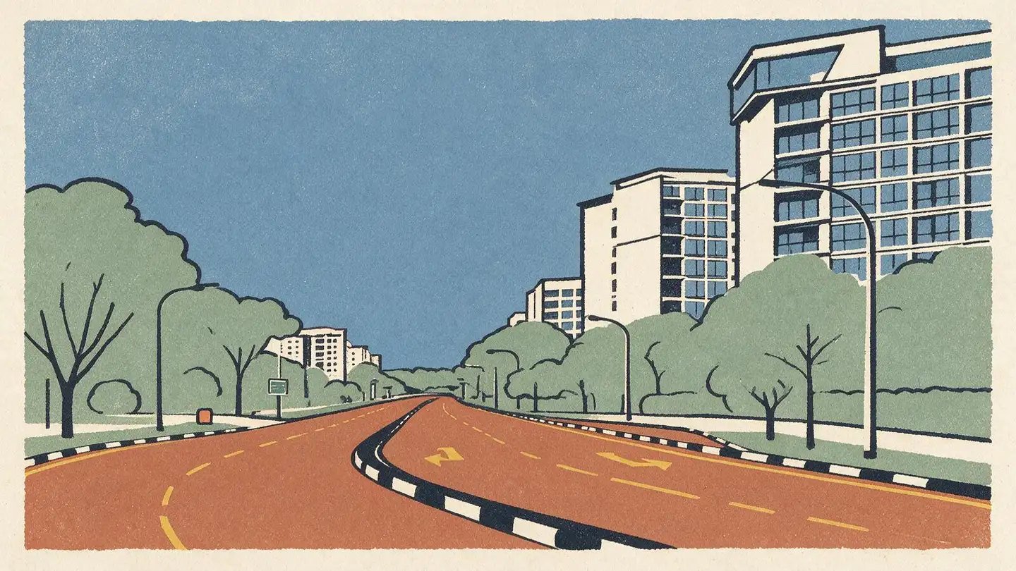 Illustration of the Ripple Bay condominium development on Pasir Ris Link, Singapore