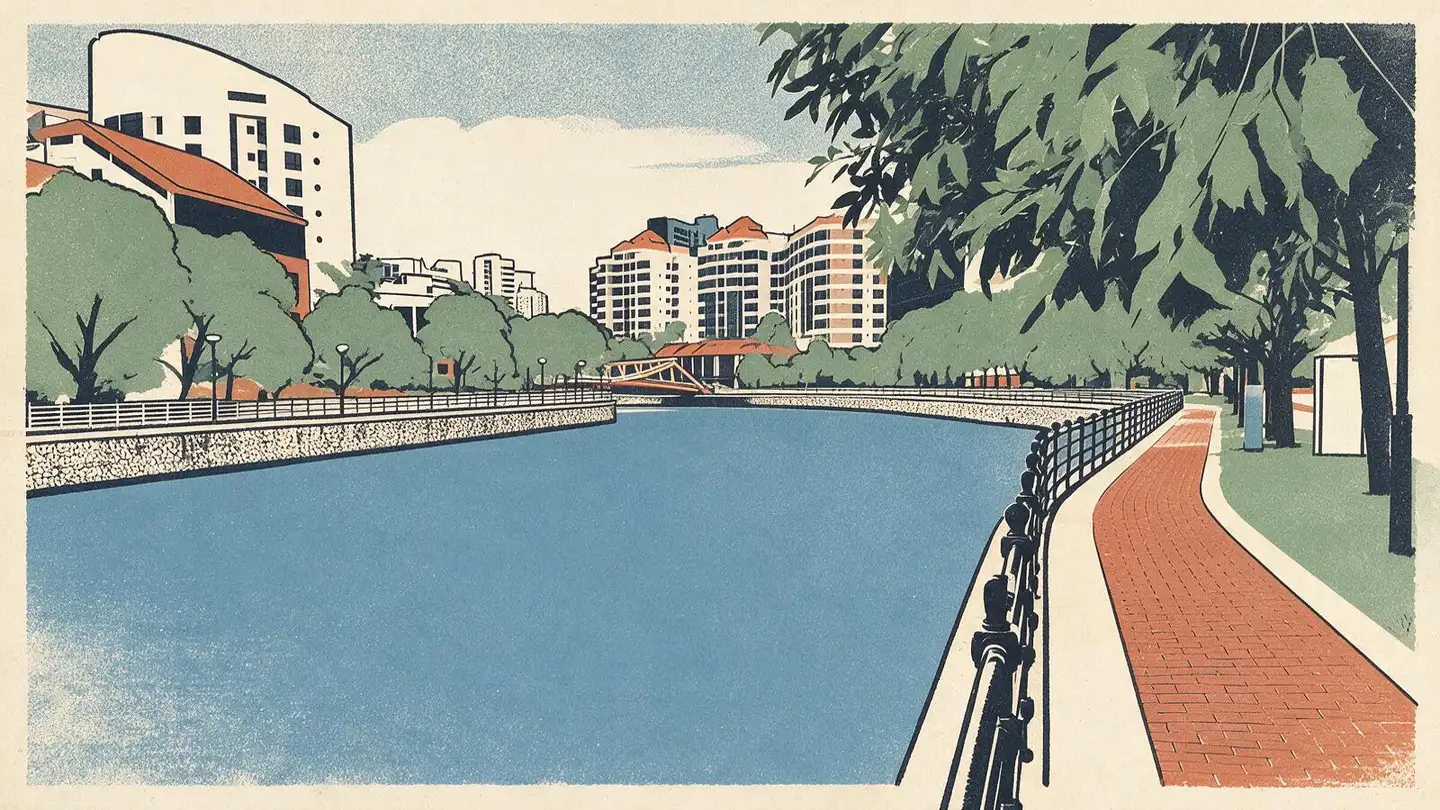 Illustration of the River Place condominium development on Havelock Road, Singapore