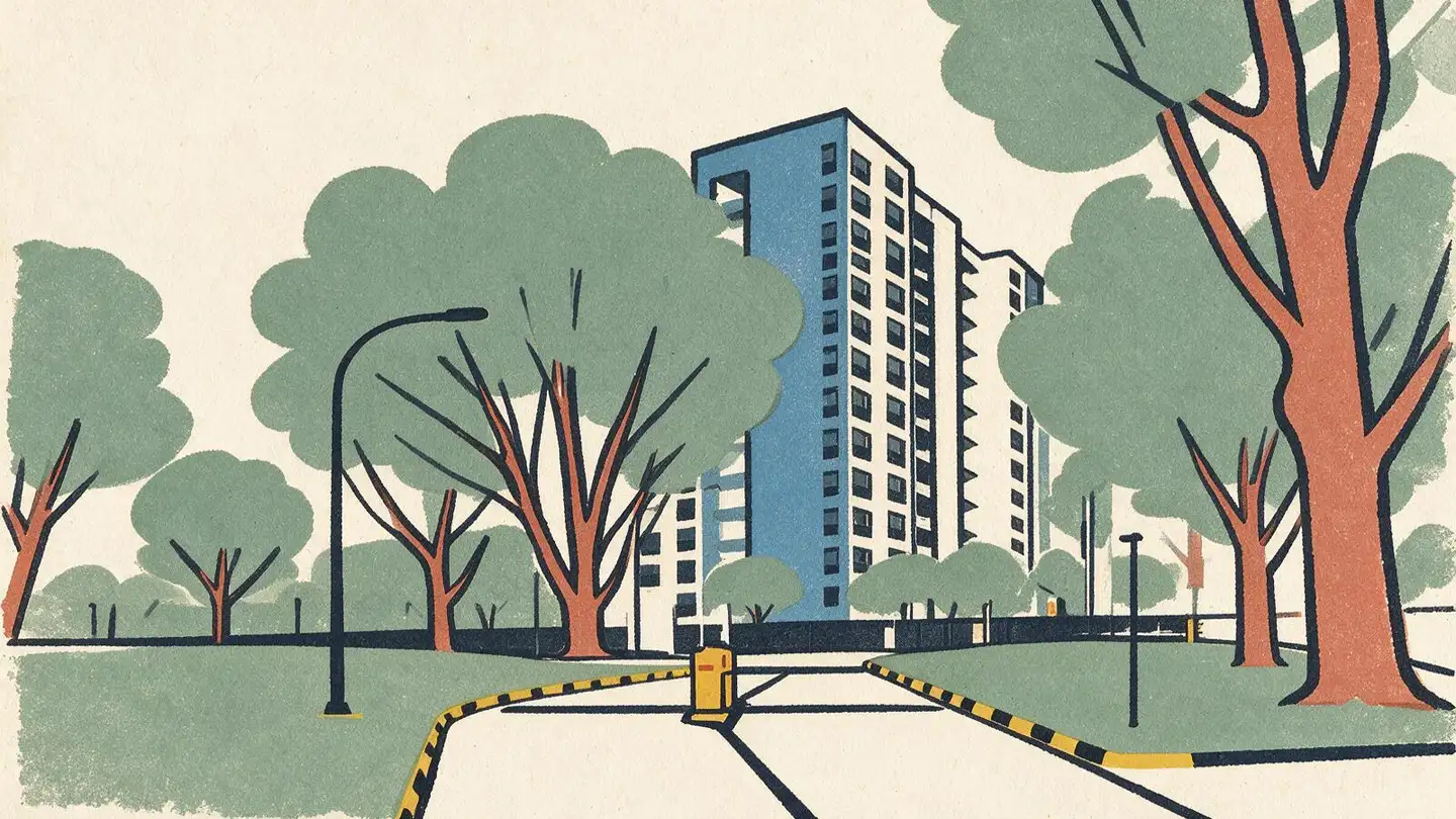 Illustration of the The Estuary condominium development on Yishun Avenue 1, Singapore