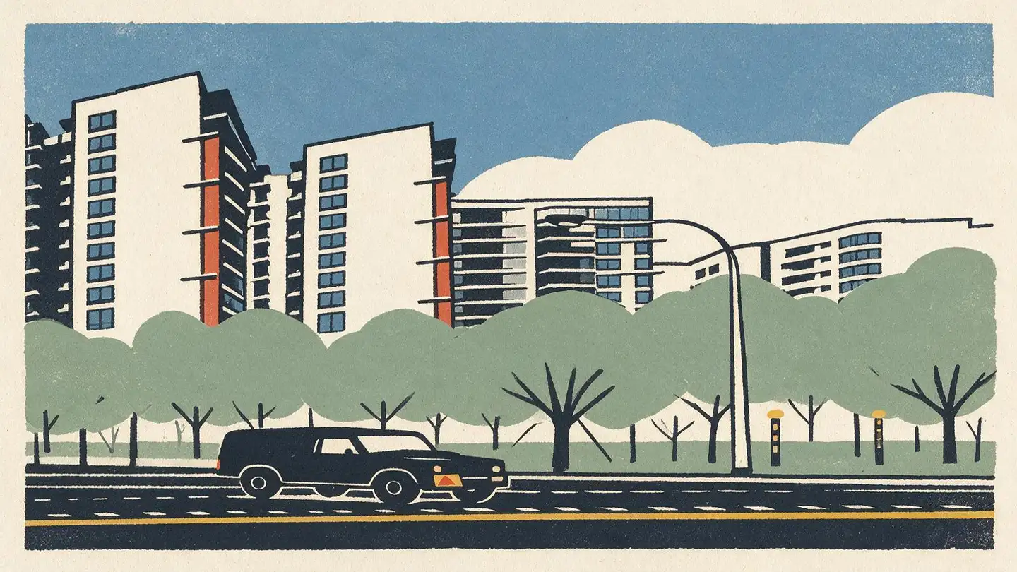 Illustration of the The Tropica condominium development on Tampines Avenue 1, Singapore